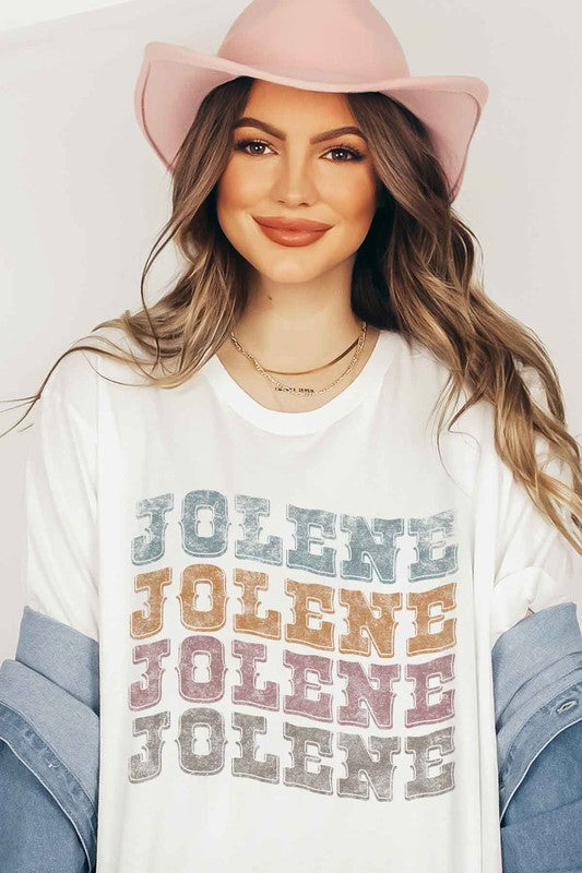 JOLENE WESTERN DOLLY GRAPHIC T-SHIRT