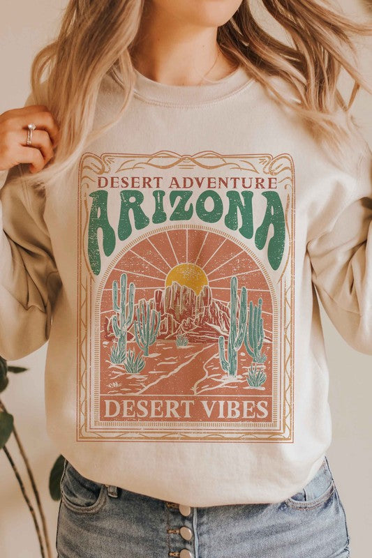 ARIZONA DESERT VIBES GRAPHIC SWEATSHIRT