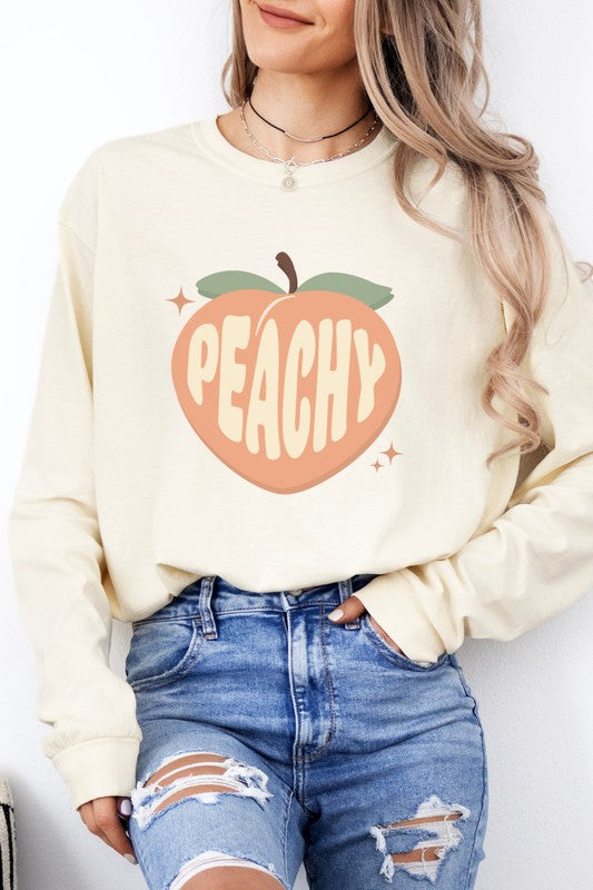 Peachy Cute Peach Summer Graphic Tee