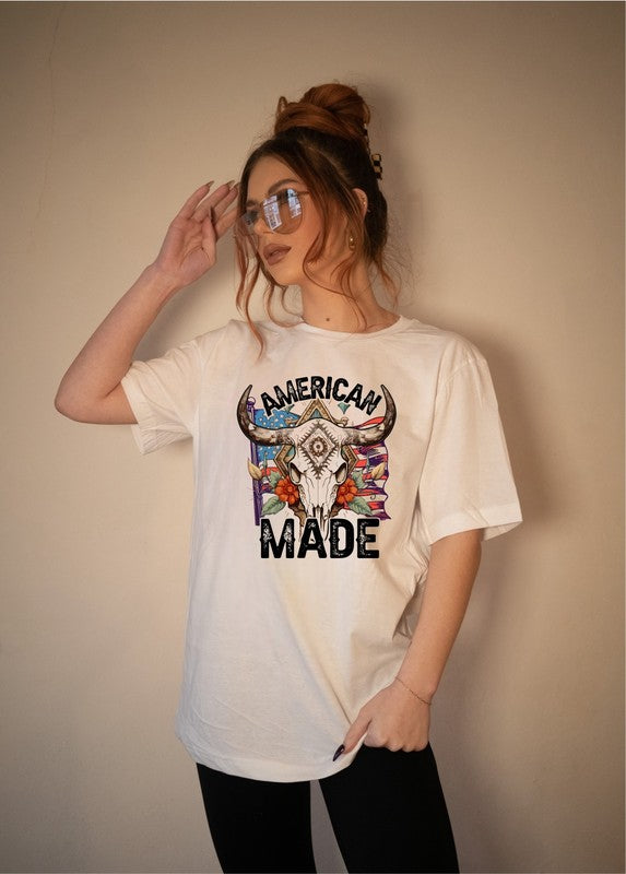 America Made Crew Neck Softstyle Tee