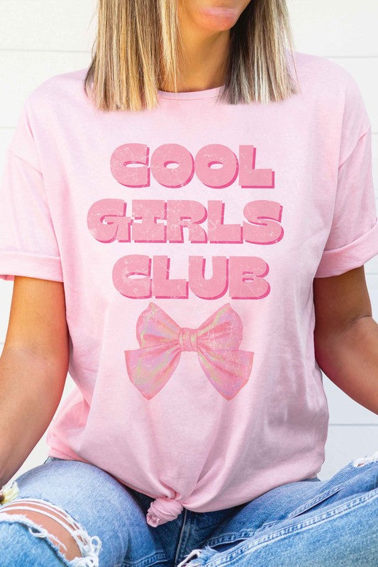 COOL GIRLS CLUB RIBBON Graphic T-Shirt