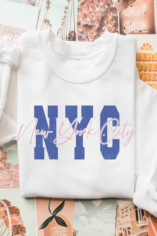 NYC NEW YORK CITY Graphic Sweatshirt