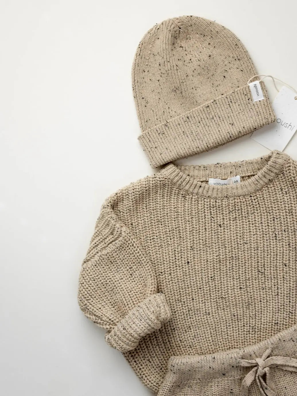 Speckled Oak Beanie 0-6 Months